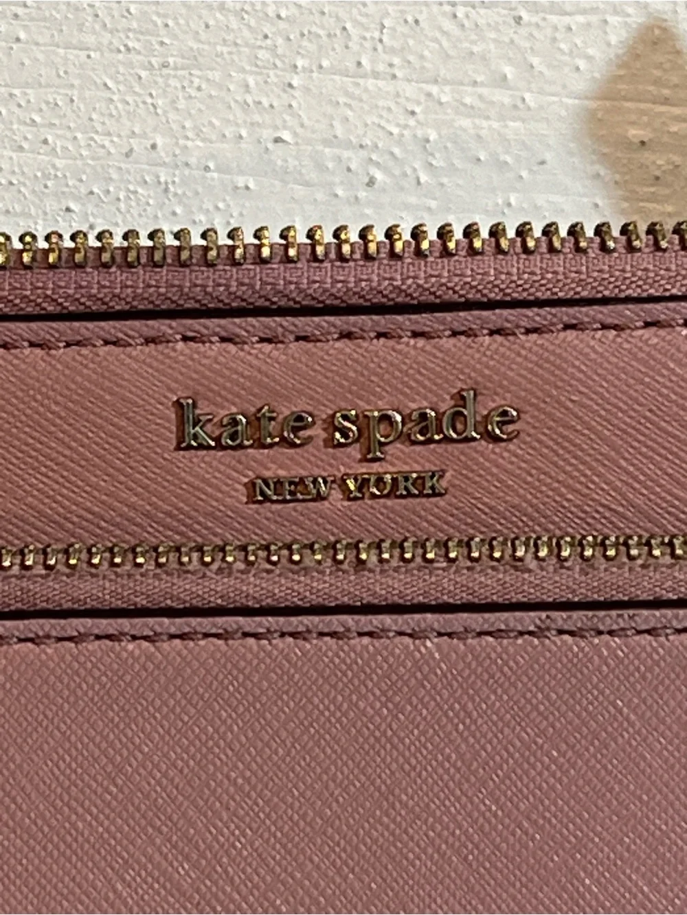 kate spade brown leather crossbody bag with gold hardware